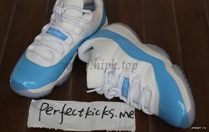 Low Air Authentic Jordan 11 Columbia 0613